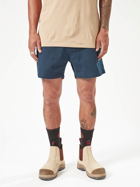 Volcom Bevel Arbets Shorts Marinblå | WCO105643