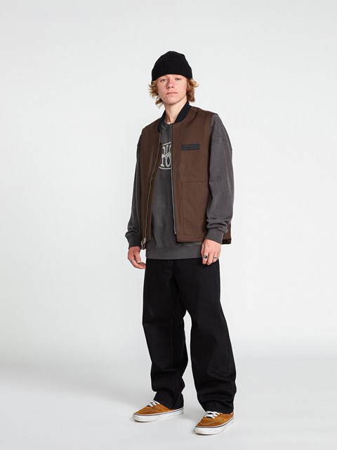 Volcom Billow Loose Fit Jeans Svarta | YRV037915