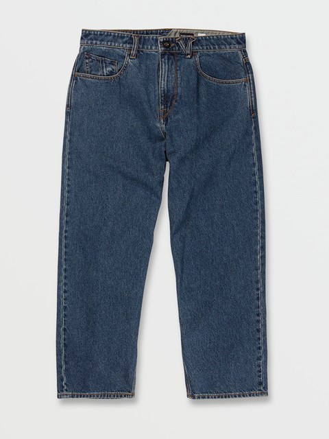Volcom Billow Loose Tapered Fit Jeans Indigo Tvätt | GOY504861
