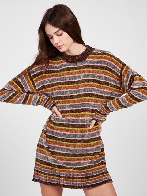 Volcom Bubble Tea Klänning Mörkchoklad | LZW739541