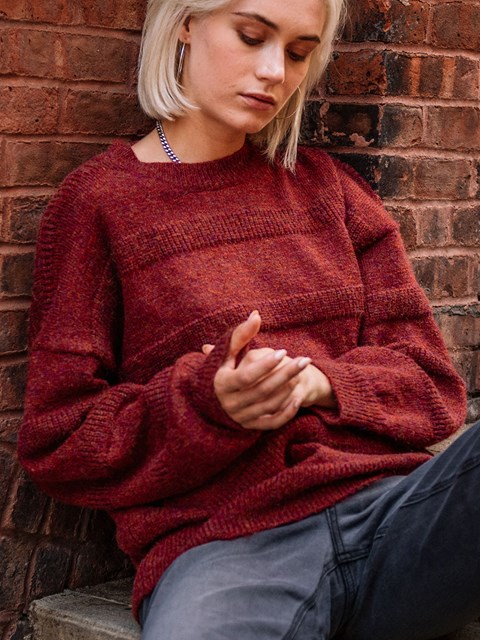 Volcom Cabability Tröja Vinröda | LDN427916