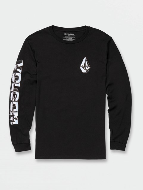 Volcom Chrome Stone Long Sleeve Tee Svarta | RKZ317498