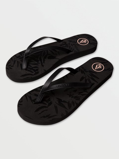 Volcom Color Me Spring Sandal Svarta | UIR350648