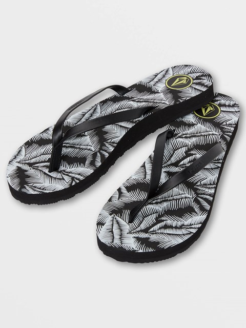 Volcom Color Me Spring Sandal Svarta Vita | ZIX413569