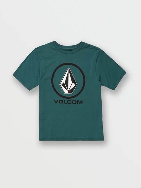 Volcom Crisp Stone Korta Sleeve Tee Mörk | XET769231