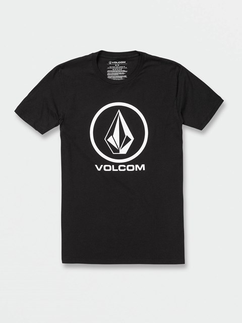 Volcom Crisp Stone Korta Sleeve Tee Svarta | WYL490231