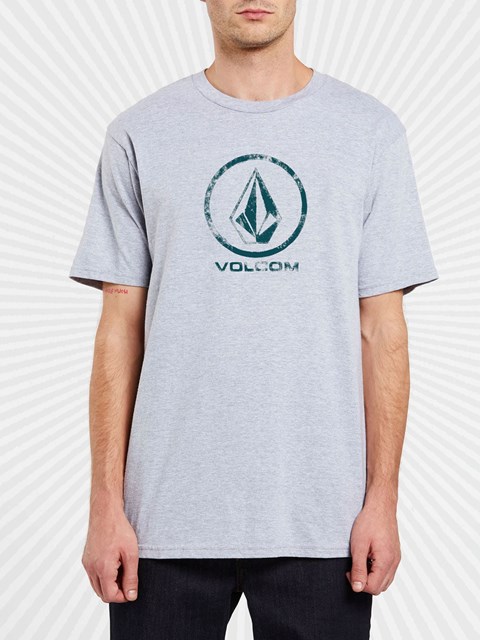 Volcom DIY'D Korta Sleeve Tee Blå Grå | BLD694507