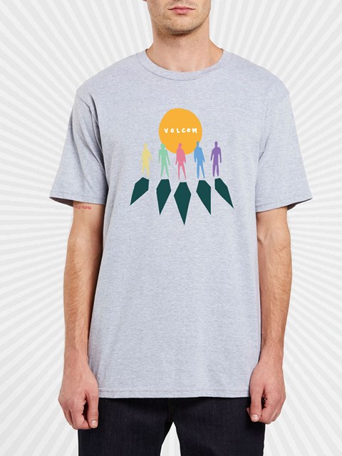 Volcom DIY'D Korta Sleeve Tee Grå | ANJ607458