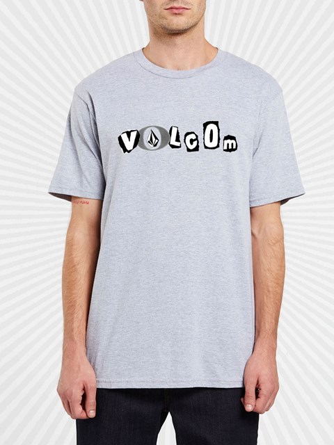 Volcom DIY'D Korta Sleeve Tee Grå | FQG297563