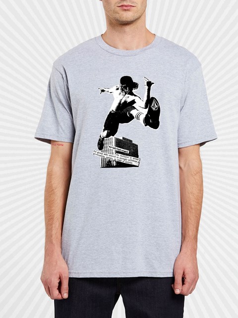 Volcom DIY'D Korta Sleeve Tee Grå | NFE304756