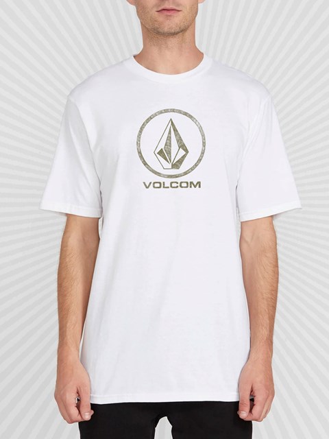 Volcom DIY'D Korta Sleeve Tee Khaki Vita | ILV804932