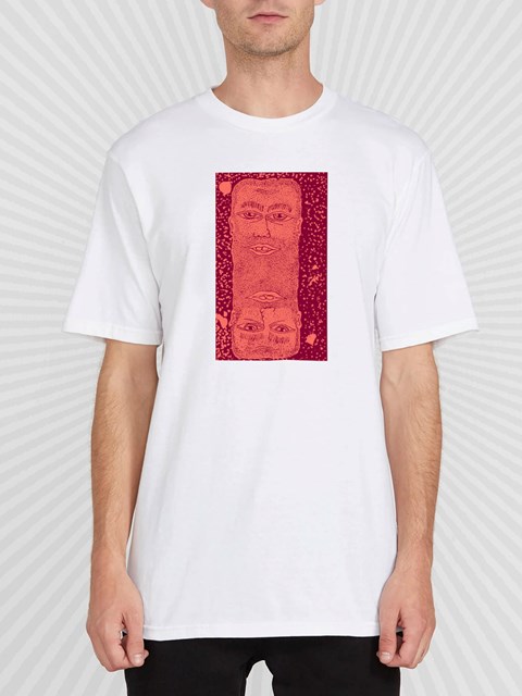 Volcom DIY'D Korta Sleeve Tee Röda | XGA635018
