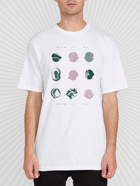 Volcom DIY'D Korta Sleeve Tee Vita | CPZ605139