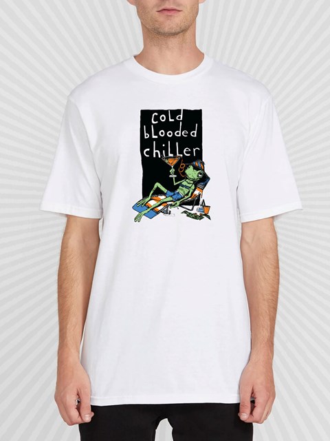 Volcom DIY'D Korta Sleeve Tee Vita | EDN980243