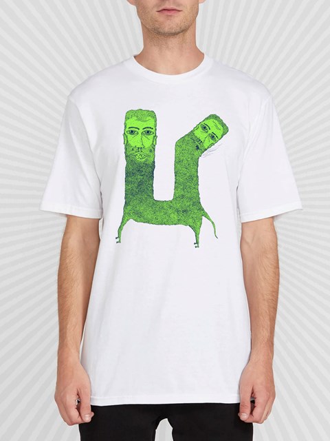 Volcom DIY'D Korta Sleeve Tee Vita | EGR457683