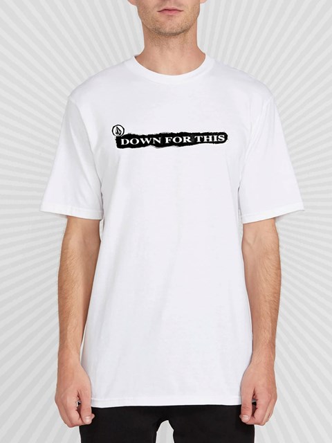 Volcom DIY'D Korta Sleeve Tee Vita | GZQ153089