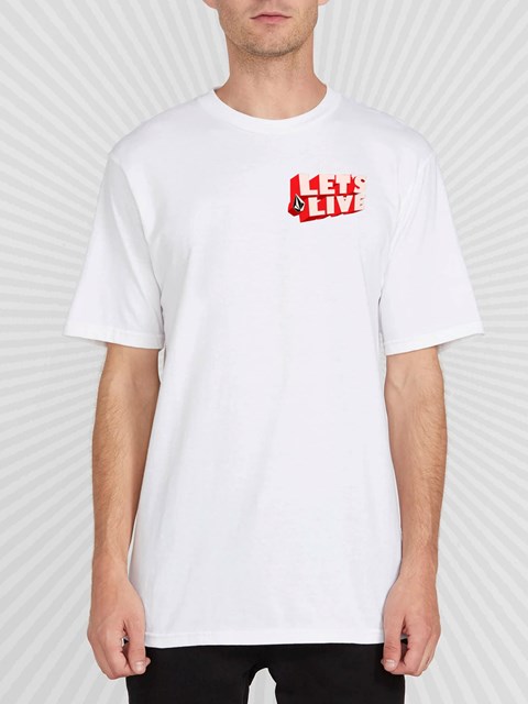 Volcom DIY'D Korta Sleeve Tee Vita | KYR765123