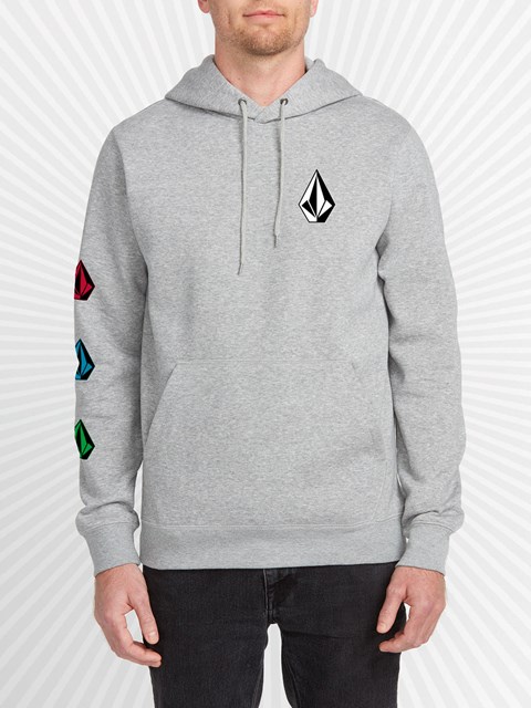 Volcom DIY'D Pullover Hoodie Grå | MYU130794