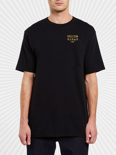 Volcom DIY’D Korta Sleeve Tee Svarta | RGN650718