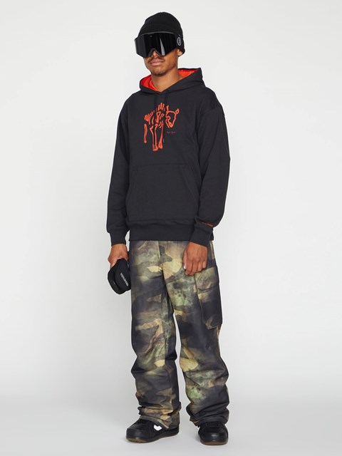 Volcom D.I. Fleece Pullover Svarta | ZRB372850