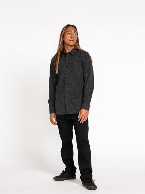 Volcom Date Knight Long Sleeve Shirt Svarta | TSY617523