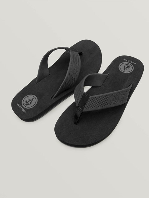 Volcom Daycation Sandals Svarta | RAZ618379