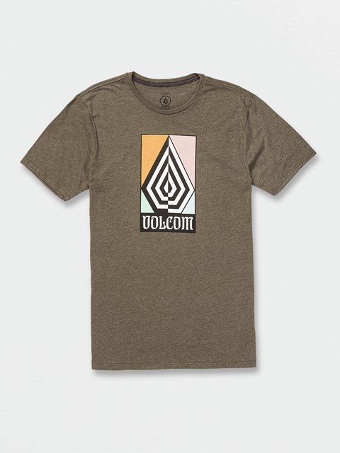 Volcom Divisionz Korta Sleeve Tee Olivgröna | DJT872906