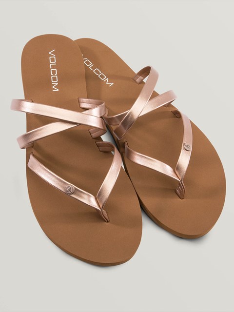 Volcom Easy Breezy Ii Sandal Rosa Guld | IOG534027