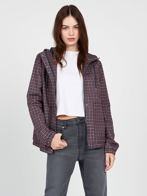 Volcom Enemy Stone Windbreaker Blå | TWJ342860