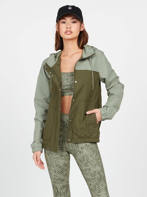 Volcom Enemy Stone Windbreaker Mörkcamo | BND495708