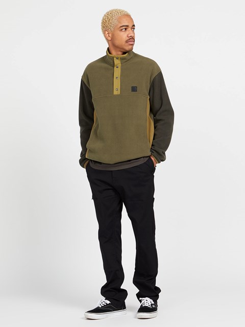 Volcom Error92 Mock Neck Sweatshirt Military | RDL892501