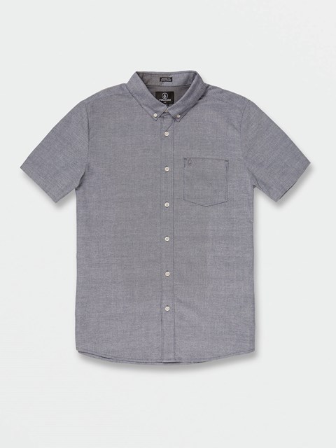 Volcom Everett Oxford Korta Sleeve Shirt Indigo | ZDT031965
