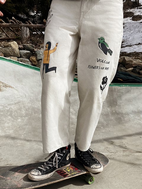 Volcom Featured Artist Bob Mollema Jeans Grå | HOF096435