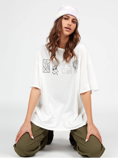 Volcom Featured Artist Vaderetro Korta Sleeve Tee Vita | TXG127459