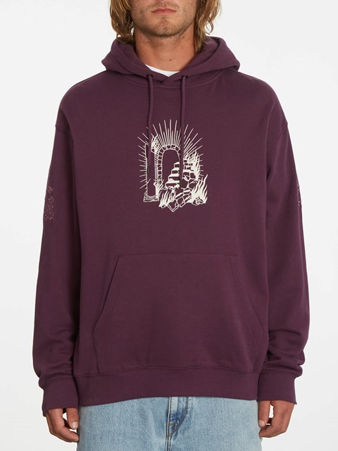 Volcom Featured Artist Vaderetro Pullover Hoodie Mulberry | KBW238169