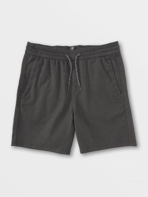 Volcom Frickin Elastic Midja Shorts Charcoal Heather | MGT581923