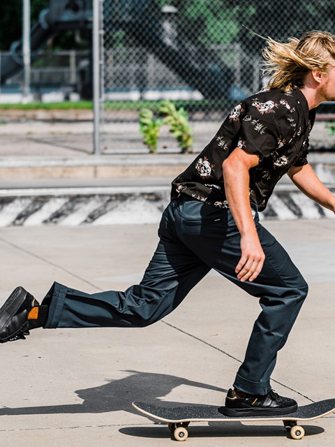Volcom Frickin Skate Chino Pants Marinblå | AXV730621