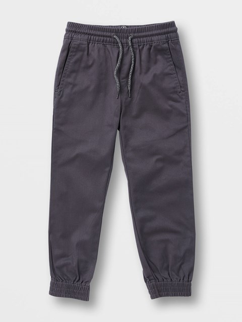 Volcom Frickin Slim Jogger Pants Charcoal | AGI630271