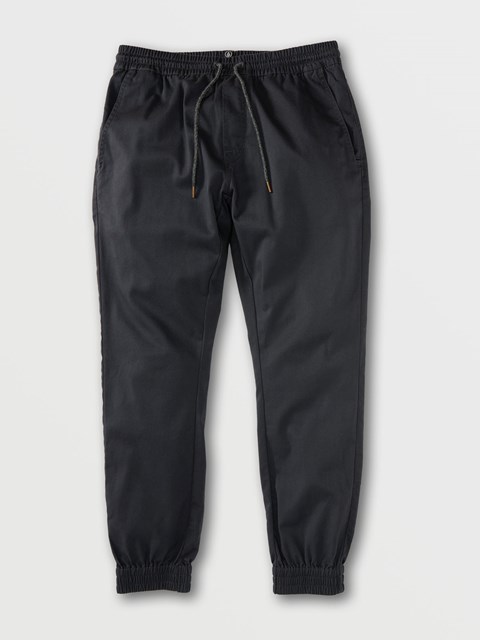 Volcom Frickin Slim Jogger Pants Charcoal | ZPC068523
