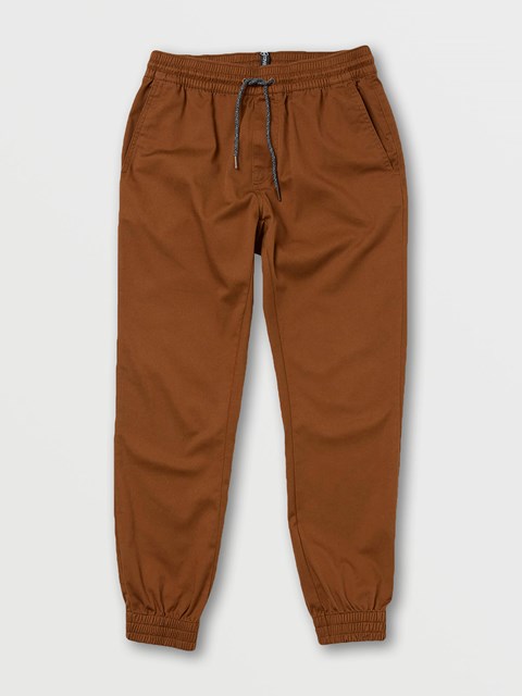 Volcom Frickin Slim Jogger Pants Mud | XHV215934
