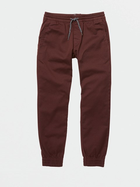 Volcom Frickin Slim Jogger Pants Plum | QKG816752