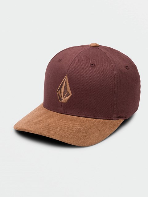 Volcom Full Stone Heather Flexfit® Hat Mahogany | UAV781462