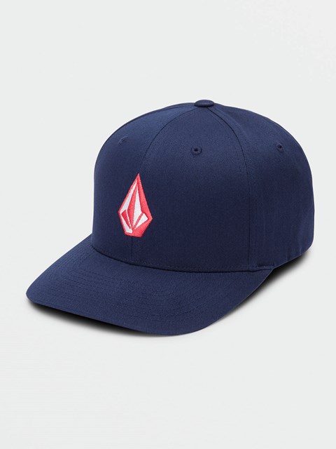 Volcom Full Stone Xfit Hat Marinblå | WQY827436