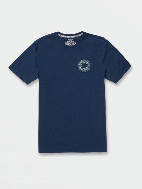 Volcom Glassoff Korta Sleeve Tee Indigo | IDK136985