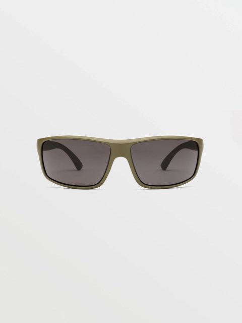 Volcom Haak Sunglasses Matte Drab / Gray | HAE136024