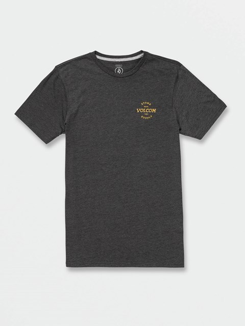 Volcom Handstamped Korta Sleeve Tee Mörksvarta | ZWR390478