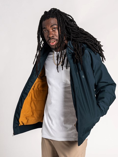 Volcom Hernan 5K Jacket Marinblå | RVQ145270