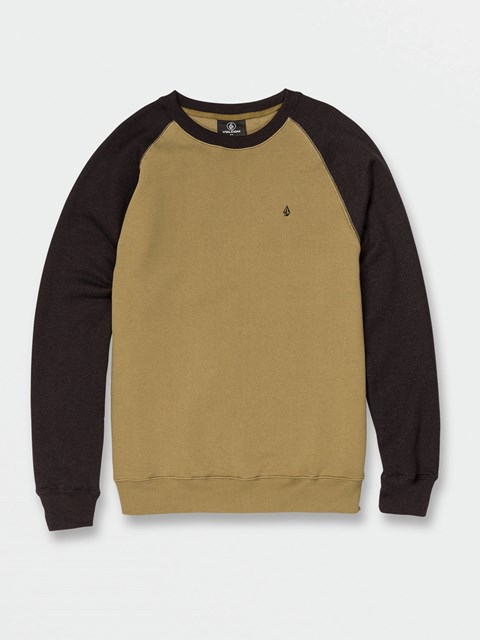 Volcom Homak Crew Sweatshirt Old Mill | FLT680732
