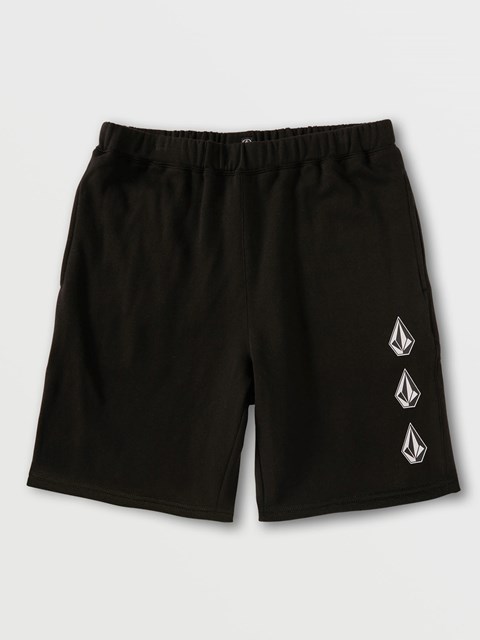 Volcom Iconic Stone Fleece Shorts Svarta | CHM745690