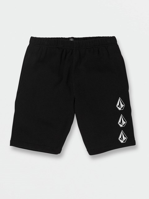 Volcom Iconic Stone Fleece Shorts Svarta | FAP452810